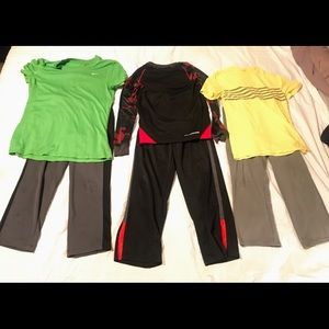 Boys Bundle pants and tee shirts Medium 7/8